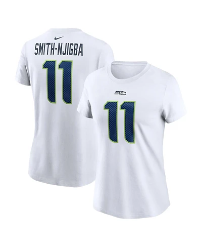 Nike Women's Jaxon Smith-Njigba White Seattle Seahawks Player Name Number T-Shirt