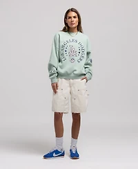 Mitchell Ness Women's Green Los Angeles Dodgers Yacht Rock Sweatshirt