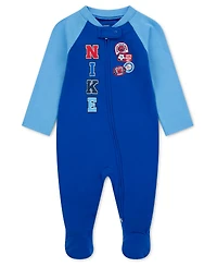 Nike Sportswear Baby Boys' Herringbone Cotton Footed Coverall