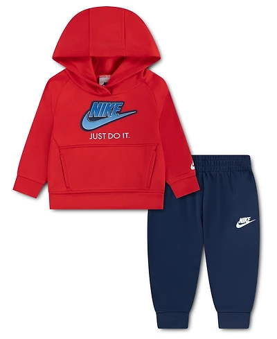 Nike Baby Boys' Just Do It Pullover Hoodie and Pants, 2-Piece Set