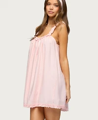 Edikted Women's Christena Ruffle Mini Dress