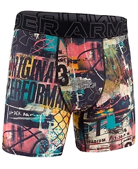Under Armour Men's Performance Tech Mesh Novelty 6" Boxer Briefs