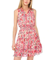 Sam & Jess Women's Sleeveless V-Neck Tiered Dress