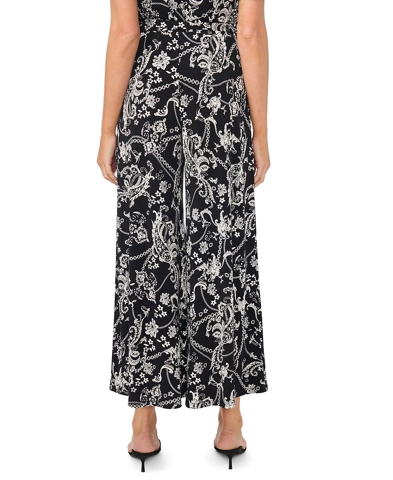 Sam & Jess Women's Wide-Leg Pull-On Pants