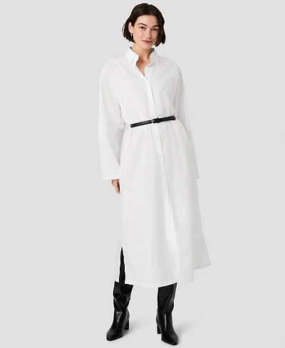 French Connection Women's Cambria Cotton Collared Long-Sleeve Dress