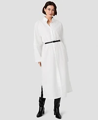 French Connection Women's Cambria Cotton Collared Long-Sleeve Dress