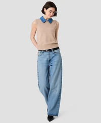 French Connection Women's Babysoft Collared Neck Knit Top