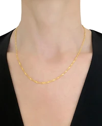 18" Singapore Chain Necklace (1-1/2mm) in 14k Gold