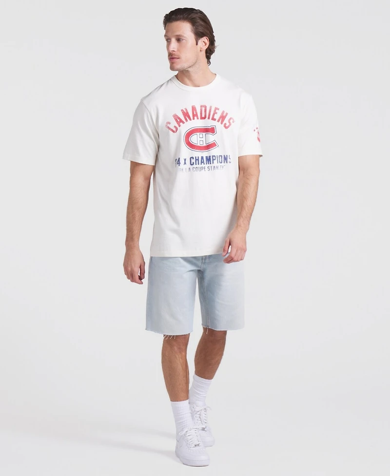 Fanatics Men's White Montreal Canadiens Decades Collection Timeless T-Shirt