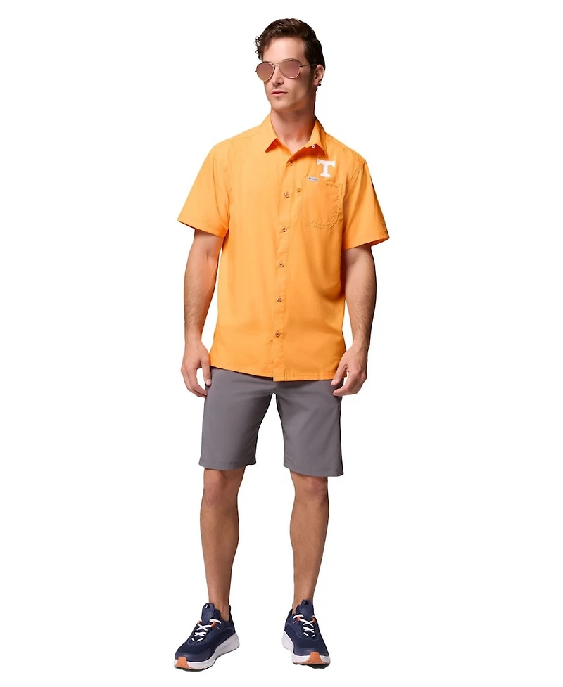 Columbia Men's Tennessee Orange Volunteers Slack Tide Camp Button-Up Shirt