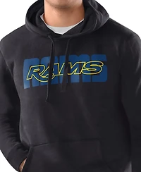 Starter Men's Black Los Angeles Rams Rookie Hoodie