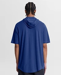 Nike Men's Royal Los Angeles Dodgers Arched Wordmark Tri-Blend Hooded T-Shirt