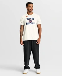 Nike Men's Cream New York Mets Cooperstown Collection ‘70s Inspired T-Shirt