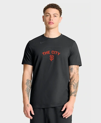Nike Men's Black San Francisco Giants Primetime Fashion T-Shirt