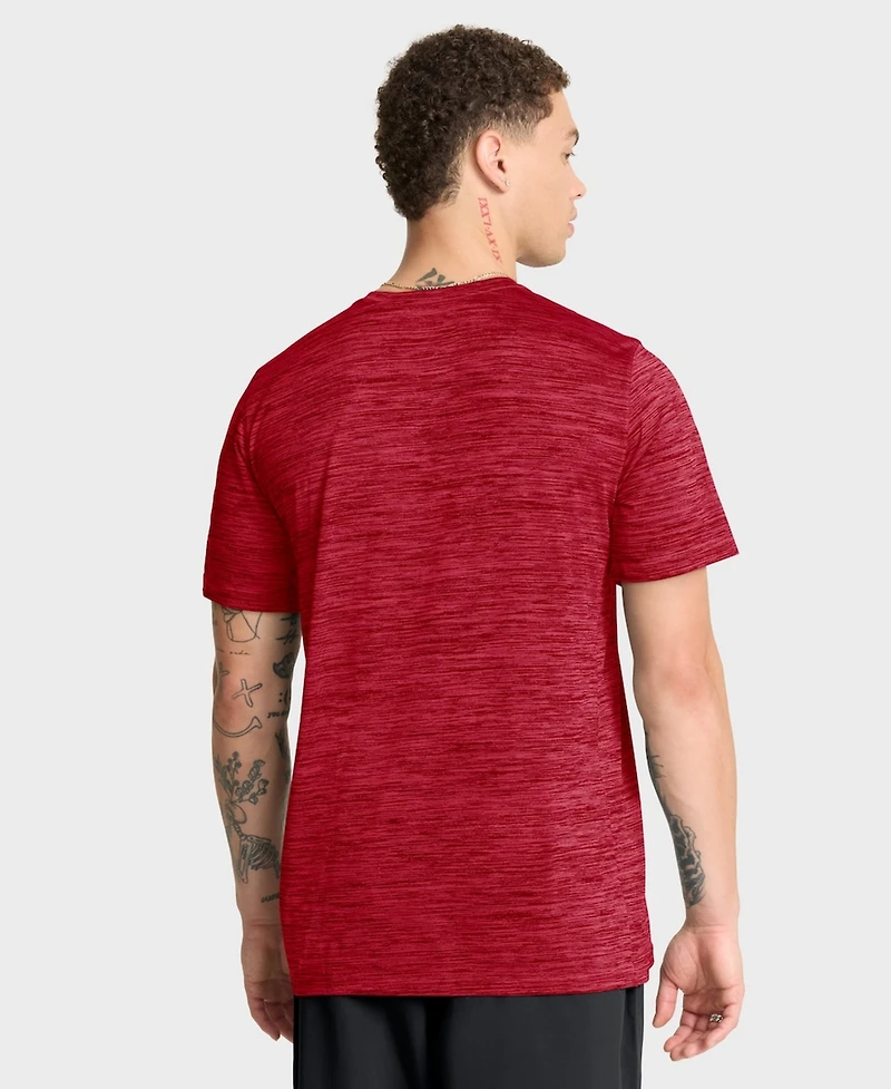 Nike Men's Scarlet San Francisco 49ers Velocity Ball Carrier Dri-fit T-Shirt