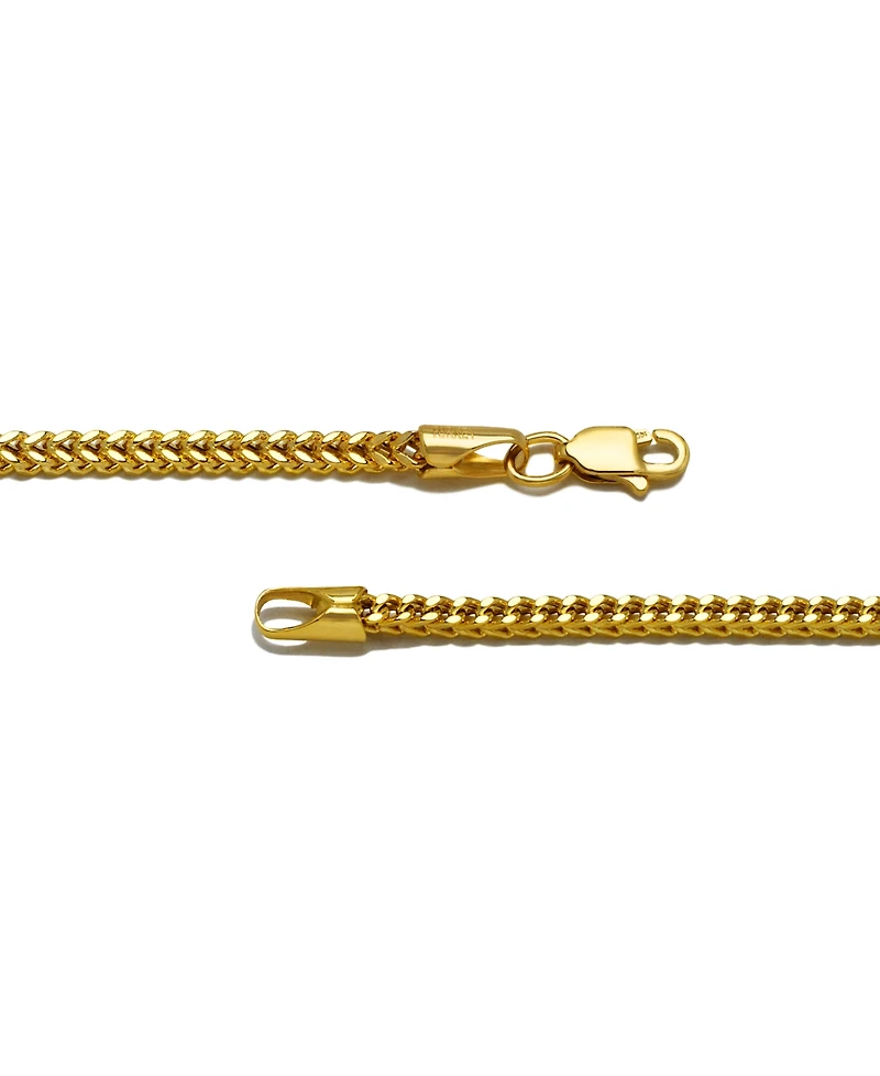 24" Franco Chain Necklace (1-7/8mm) in 14k Gold