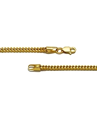 24" Franco Chain Necklace (1-7/8mm) in 14k Gold