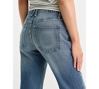 Good American Women's Vintage Straight Mid-Rise Jeans