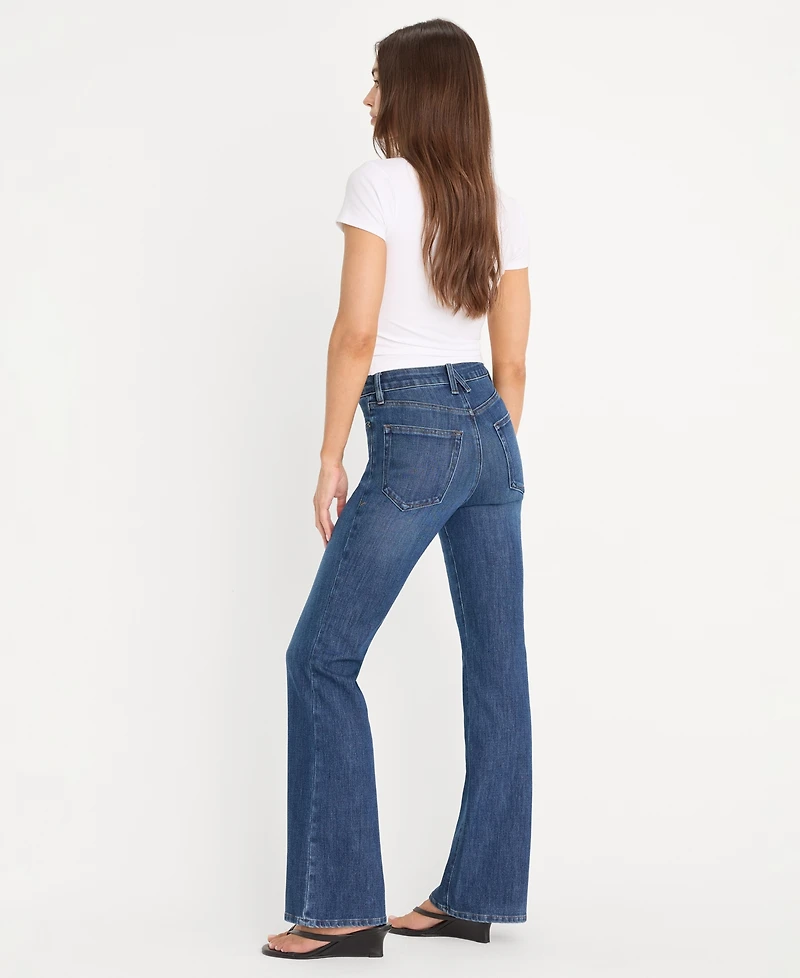 Good American Women's Classic High-Rise Bootcut Jeans