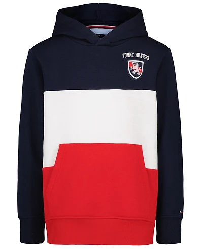Tommy Hilfiger Boys' 8-20 Color-Blocked Logo Hoodie