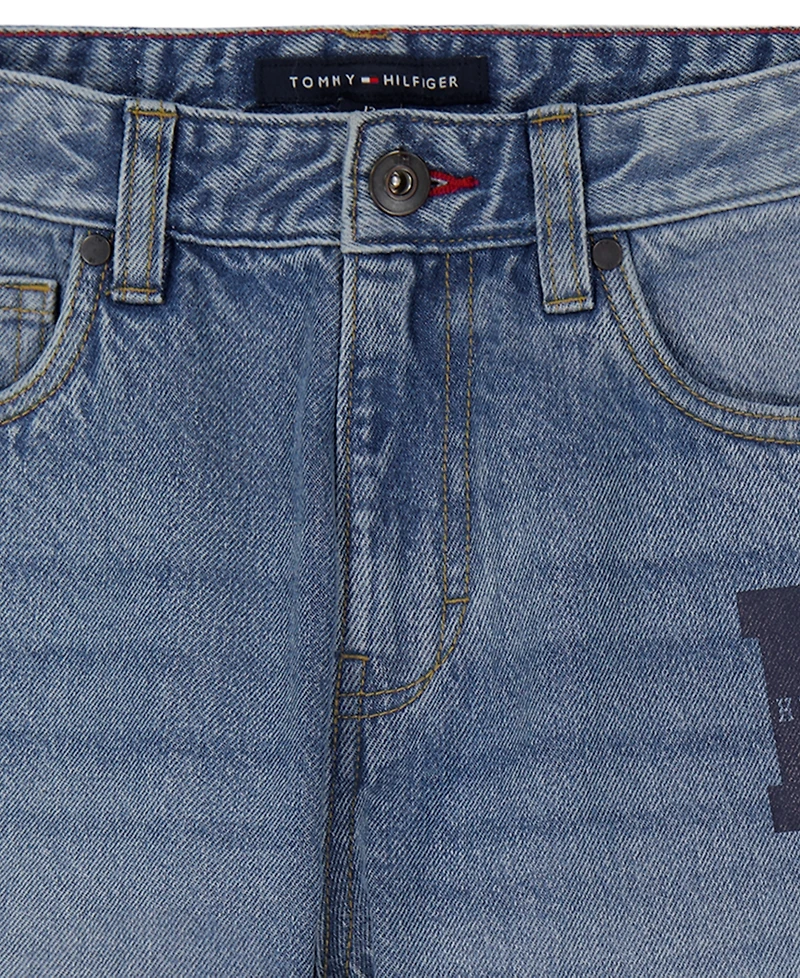 Tommy Hilfiger Boys' 8-20 Straight-Leg Logo Jeans