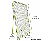 Xo Volleyball Rebounder Net, Multi-Angle Bounce Back Trainer, Portable Practice Net for Backyard Training