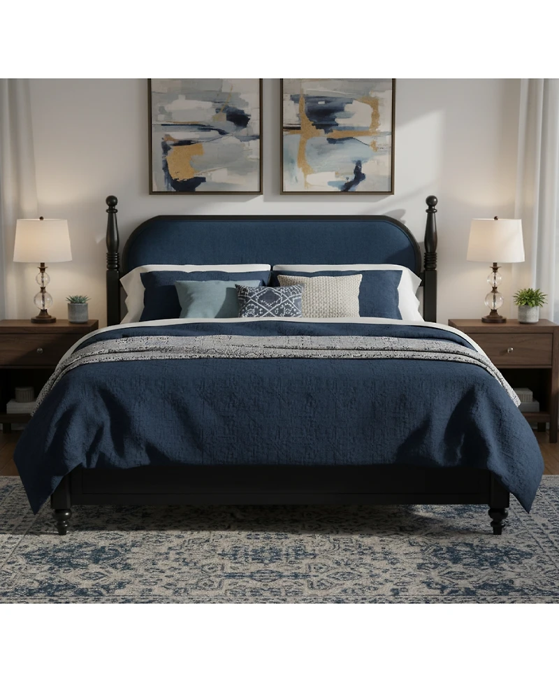 Streamdale Furniture Solid Wood Platform Bed Frame