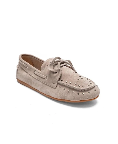 Forever & Always Shoes Women's Cuesta Leather Lace Up Loafer