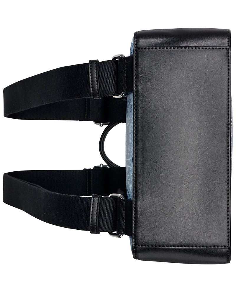Calvin Klein Kyren Denim Signature Backpack Messenger