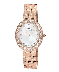Porsamo Bleu Women's Topaz Angelica Stainless Steel Bracelet Watch 1342CANS