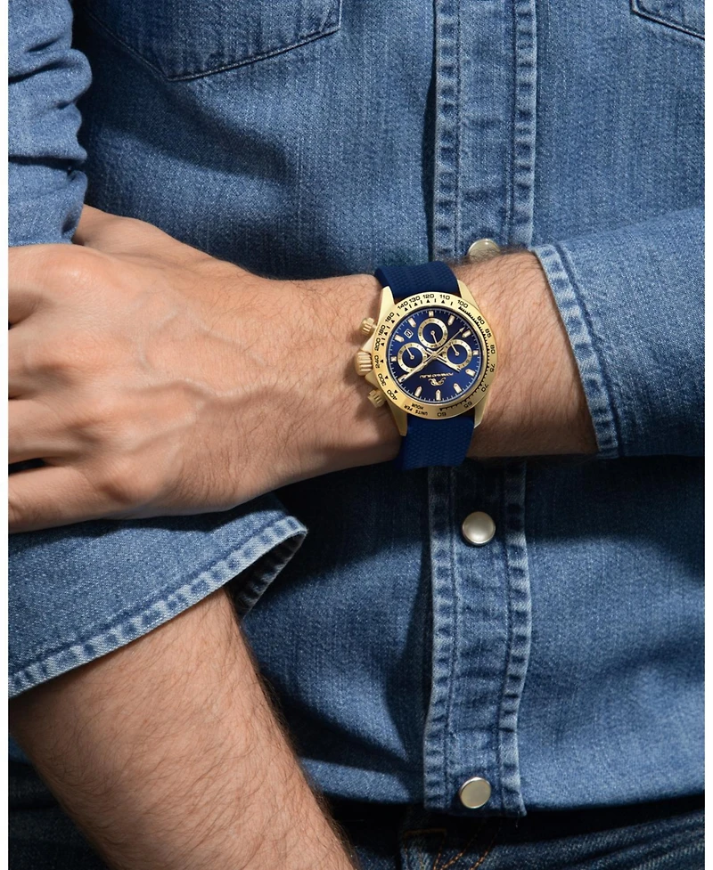 Porsamo Bleu Men's Preston Silicone Strap Watch 1034BPRR