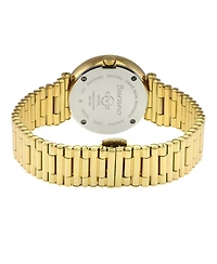 GV2 by Gevril Women's Burano Swiss Quartz Diamond Ip Stainless Steel Bracelet Watch