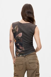 Desigual Women's Sleeveless Knit T-shirt