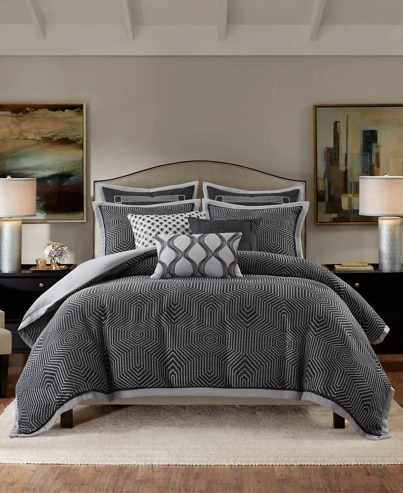 Madison Park Signature Shades of Grey 8-Pc. Comforter Set, Queen