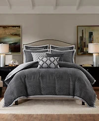 Madison Park Signature Shades of Grey 9-Pc.Comforter Set, King