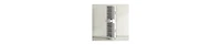 Busdays 67 Inch Tall White Farmhouse Linen Closet with Drawer Barn Doors and Adjustable Shelves Bathroom Storage Cabinet