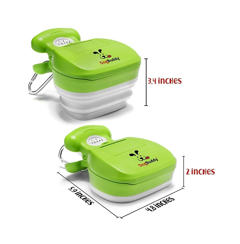 DogBuddy Dog Pooper Scooper With Waste Bag Dispenser