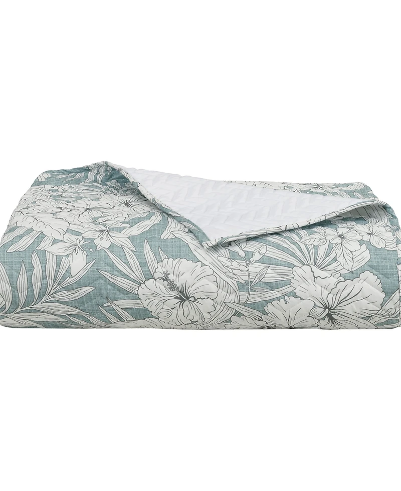Salt Life Auckland Floral 3-Piece Quilt Set, King/California King