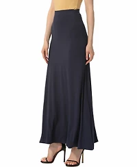 kimi + kai Women's Waist Ruched Maxi Skirt