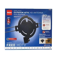 Rca Amplified Outdoor Attic Hdtv Antenna Multi-Directional Long Range - ANT860E