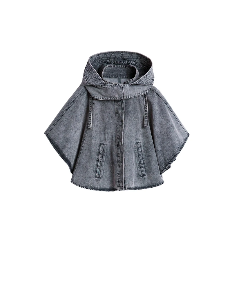 Desigual Women's Poncho denim 100% cotton
