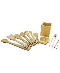 Joyce Chen Burnished Bamboo 11-Piece Utensil Set