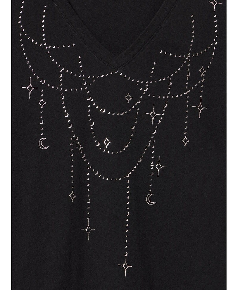 Torrid Women's Plus Classic Cotton V-Neck Tee