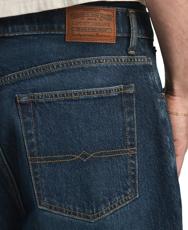 Lucky Brand Men's 11" Baggy Dark Matter Denim Shorts