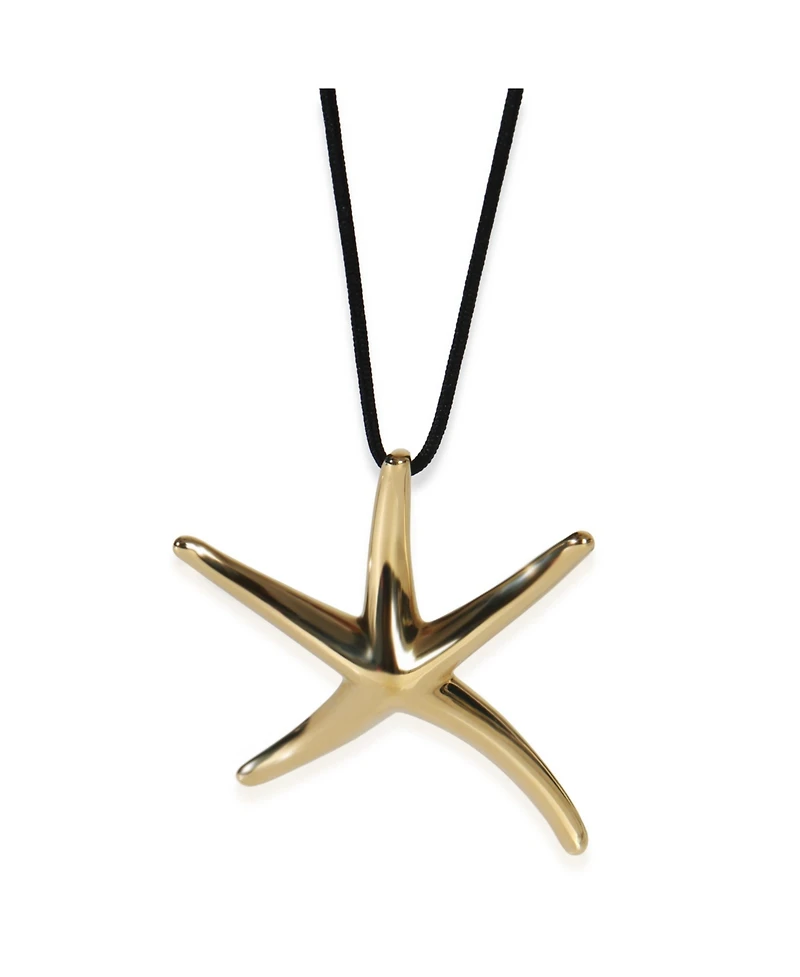 Pre-Owned Tiffany & Co Yellow Gold Elsa Peretti Starfish Pendant