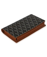 Pre-Owned Goyard Black Gold Goyardine Canvas Saint-Lambert Wallet