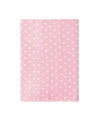 Hudson Baby Girl Cotton Poly Flannel Burp Cloths 7-Pack, Girl Elephant