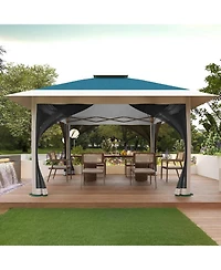 gaomon 12x12 feet Pop Up Gazebo Outdoor Canopy Shelter