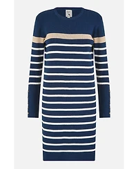 Yumi Women's Striped Knitted Dress