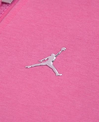 Jordan Girls' 4-6X Brooklyn Hooded Sweatshirt and Pant, 2-Piece Set